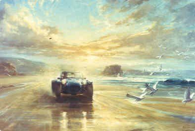 Signed Memorabilia Alan Fearnley - Freedom Print Signed by Chris Rea - Print Shipped in protective tube