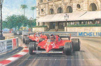 Signed Memorabilia Alan Fearnley - Villeneuve Print Signed by Mauro Forghieri - Print Shipped in protective tube
