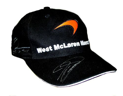 Mclaren Driver Team Cap Signed By David Coulthard