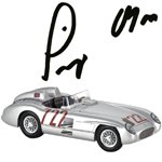 Signed Mercedes 300 SLR Mille Miglia 1955