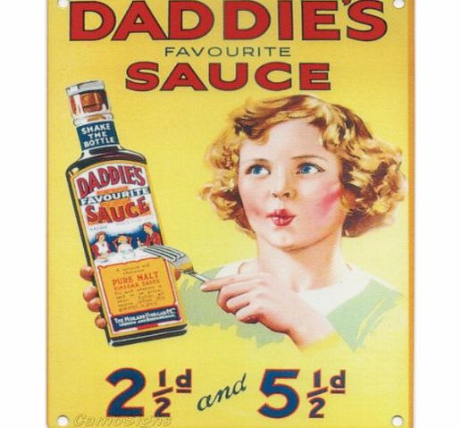 SIGNS 2 ALL S1069 SMALL DADDIES SAUCE METAL ADVERTISING WALL SIGN RETRO ART
