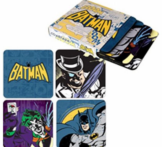 signs-unique Batman Comic Strip - Set of 4 Drinks Coasters