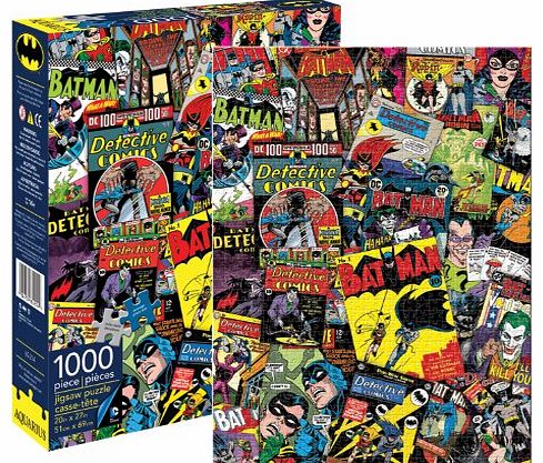 signs-unique Batman Detective Comics Collage 1000 piece jigsaw puzzle (nm)
