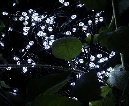 Signstek 200 LED Solar Powered String Fairy Lights for Indoor Outdoor Garden Christmas Wedding Party - White