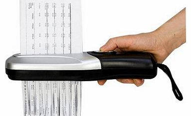 Signstek Portable Powered Hand-held Paper Shredder Cutter USB DC6V Port