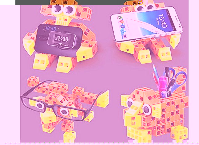 Signswise Funny Animal 52pcs Plastic Building Blocks Set for Children Kids