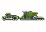 SIKU U John Deere - US Truck with Combine Harvester