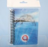 SIL Flicker Cover Note Book - Dolphin/Horses (ST0186)
