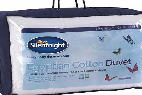 Silentnight 4.5 tog Egyptian Cotton Cover Summer Duvet - Single