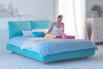 Silentnight Beds Silentnight Hibernate Bed - Standard base- Soft Cushion headboard- Low feet