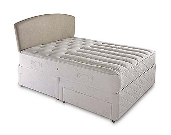 Silentnight Miracoil Supreme - Cornflower Divan and Mattress