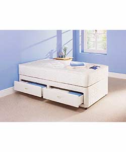 SILENTNIGHT Beds Warwick Single Divan/2 Drawers