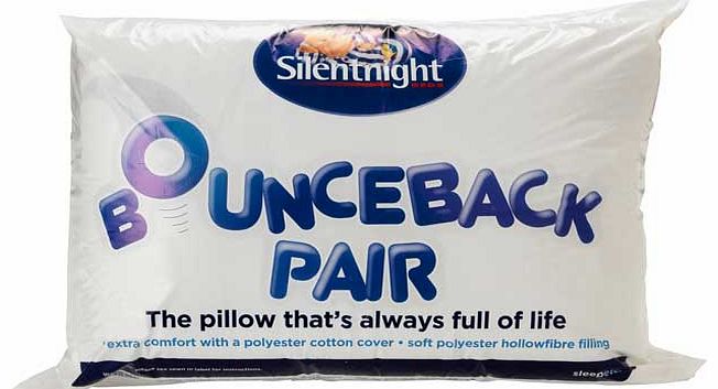 Silentnight Bounceback Pair of Pillows
