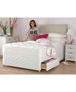 silentnight Cambridge Micro Quilt King Size Divan - 2 Drawer