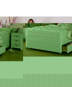 Cambridge Tufted Double Divan - 4 Drawers