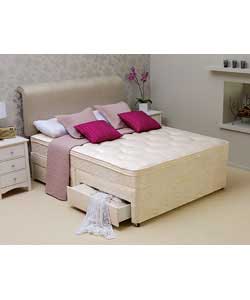 silentnight Clevedon Cushion Top Double Divan - 4 Drawers