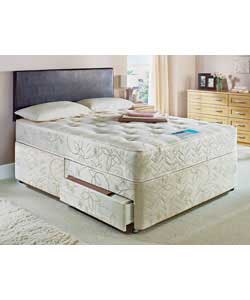 silentnight Clevedon Double Divan Miracoil Mattress 2 Drws