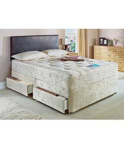 silentnight Clevedon Double Divan Miracoil Mattress 4 Drws