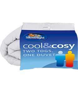 SILENTNIGHT Cool 10.5 and 13.5 Tog Duvet - Double