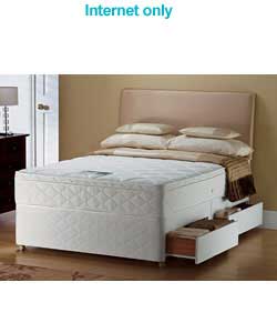 silentnight Double Memory 2100 Divan - 4 Drawers