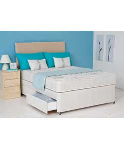 silentnight Elliot Microquilt Double Divan - 4 Drawer