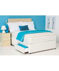 silentnight Elliot Pillowtop Double Divan - 2 Drawer