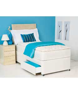 silentnight Elliot Pillowtop Single Divan - 2 Drawer