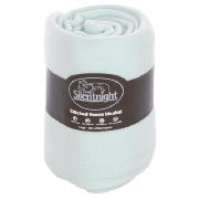 Silentnight Fleece Throw Aqua