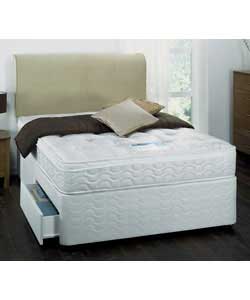 silentnight Hampshire Cushion Top Double Divan - 4 Drawers