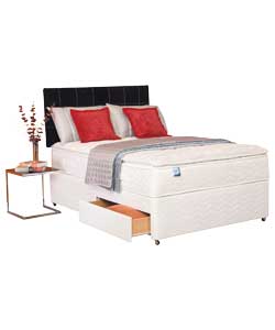 Silentnight Hampton Pillowtop Double Divan Bed -