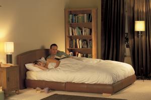 Silentnight Hibernate Chestnut Leather 5ft King