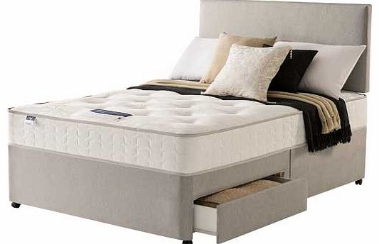 Silentnight Jackson Luxury Double 2 Drw Divan Bed