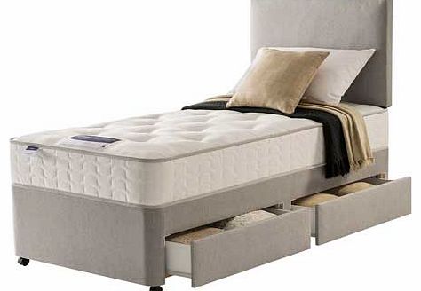 Silentnight Jackson Luxury Single 2 Drw Divan Bed