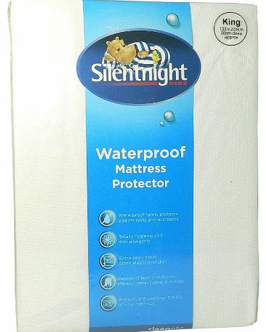 Silentnight King Size Waterproof Mattress Protector Machine Washable