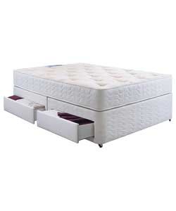 SILENTNIGHT Leona Memory Foam Double Divan Bed