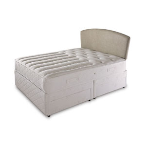 Silentnight Miracoil Supreme Cornflower 4FT 6`Double Divan Bed