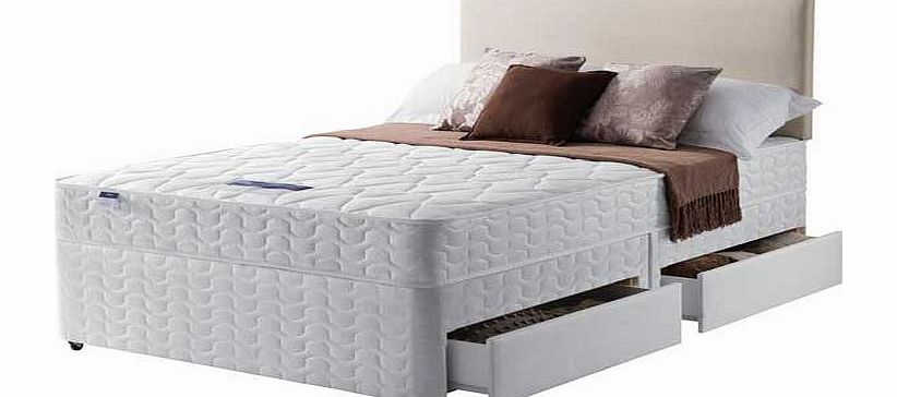 Silentnight Miracoil Travis Double 4 Drw Divan Bed