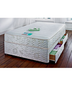 Montreal Micro Quilt Double Divan - 4 Drawers