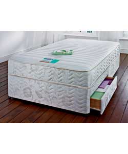 Montreal Micro Quilt King Size Divan - 2 Drawers