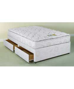 silentnight Montreal Pillow Top King Size Divan - 4 Drawers