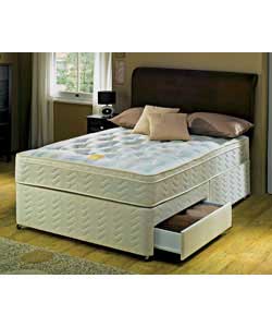 silentnight Orthopaedic Cushion Top Double Divan - 2 Drawers