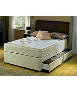 silentnight Orthopaedic Cushion Top Double Divan - 4 Drawers