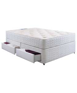SILENTNIGHT Rose Tufted Double Divan Bed - 4