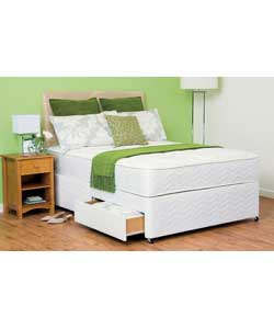 Rutherford Memory Super Kingsize Divan - 2 Drw