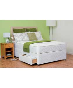 Rutherford Memory Super Kingsize Divan - 4 Drw