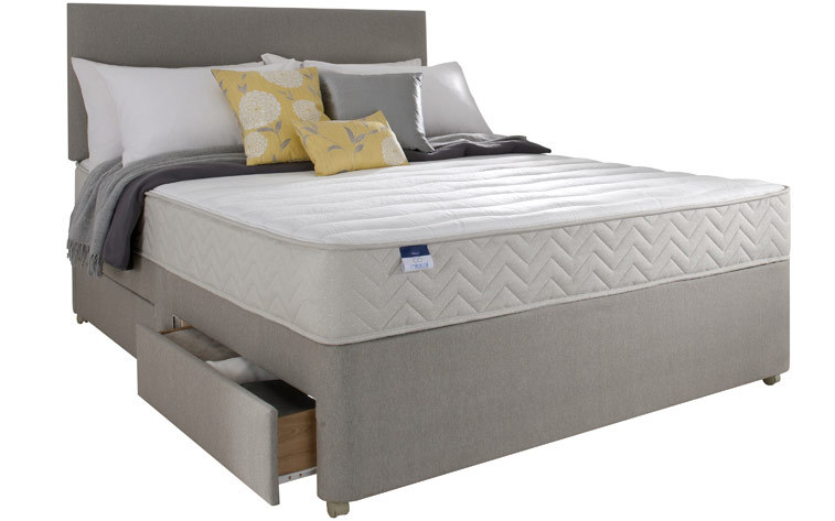 Silentnight Seoul Memory Miracoil Divan, King