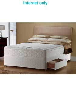 silentnight Super Kingsize Memory 2100 Divan - 2 Drawers