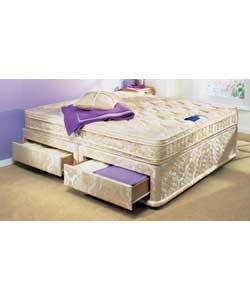 SILENTNIGHT Supreme Pillow Top 2 Drawer King Size Divan