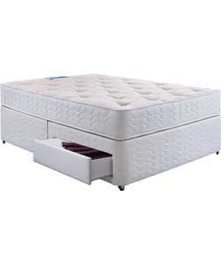 Silentnight TB Silentnight Rose Tufted Double Divan Bed - 2