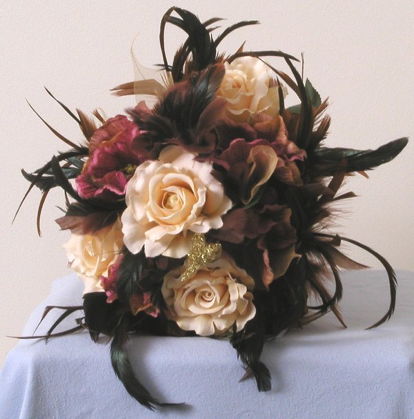 Fall silk wedding flowers